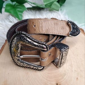 Leather Belt Italy Western Belt